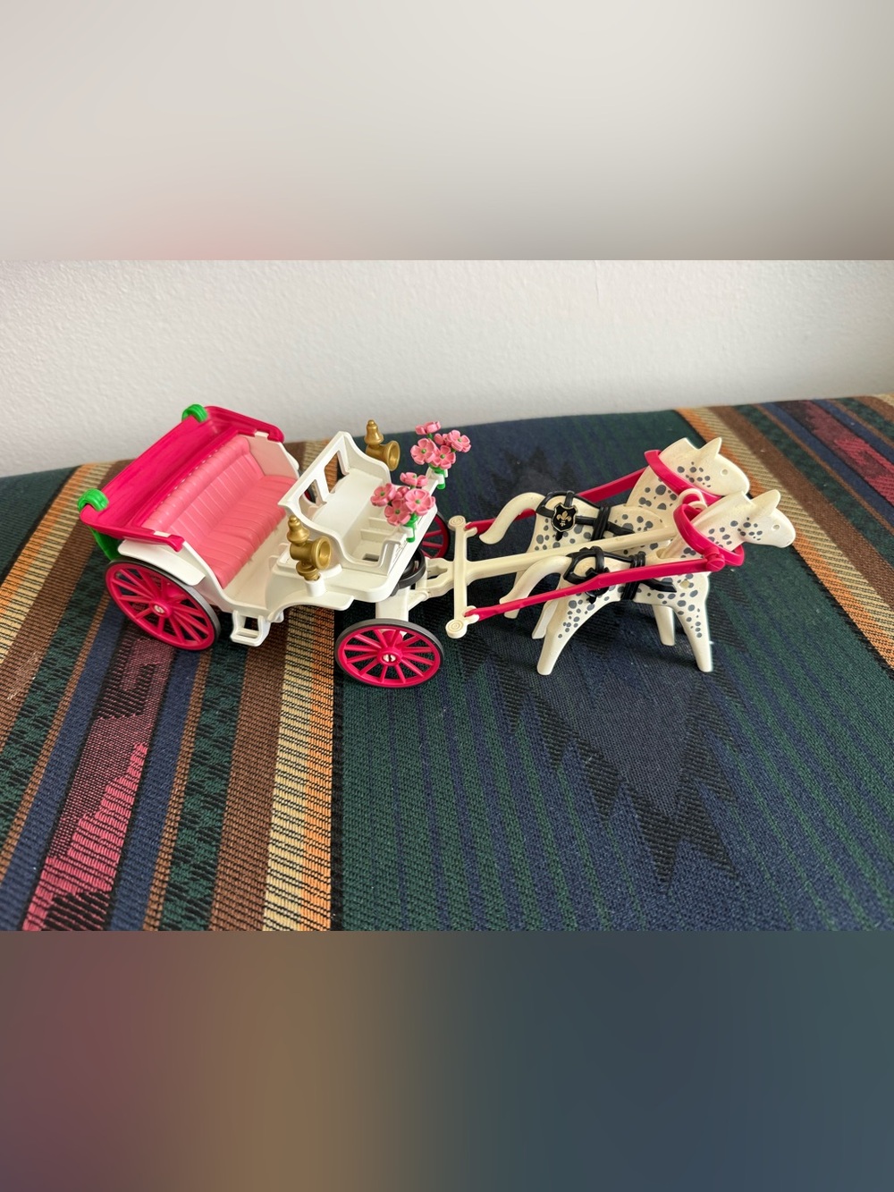 Vintage playmobil wedding carriage